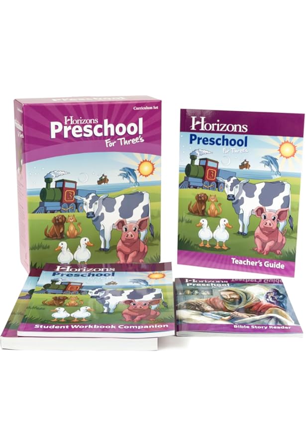 Alpha Omega Horizons Preschool Curriculum & Multimedia Set AOP