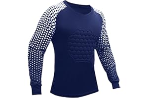 Total Soccer Factory Soccer Goalie Shirt, Padded Goalkeeper Jersey, Youth and Adult Sizes