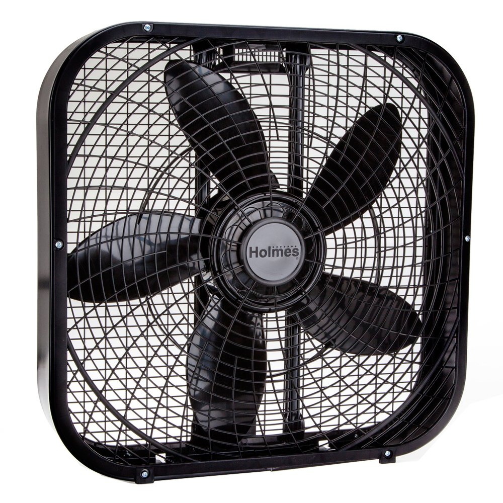 Holmes HBF2001DPBM 20Inch Box Fan, Black, quot Blade Span eBay