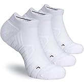 Hylaea Athletic Running Socks Cushion Padded Moisture Wicking Low Cut