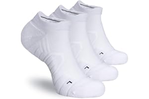 Hylaea Athletic Running Socks Cushion Padded Moisture Wicking Low Cut