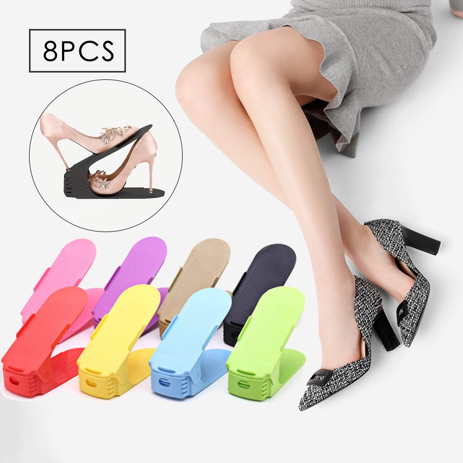 Best Adjustable Plastic Shoe Rack