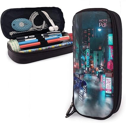 Amazon ペンケース 東京喰種 筆箱 学生 子供 多機能 軽量 ペン袋 容量 収納バッグ ペンポーチ 大容量 おしゃれ 二階建て 多機能 Puレザー 文房具 ペン入れ ペンポーチ がま口 文具収納 多機能 おしゃれ 学生用 ペンケース 文房具 オフィス用品