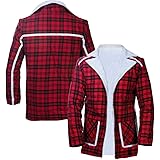 red checkerboard jacket