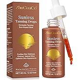 Sunless Tanning Drops to Drink, Sunless Tanning Liquid Drops - Tan Theory Drop to Drink, Moisturizing Tanner for Face and Body, Enhancing Your Natural Skin Tone (1PC)