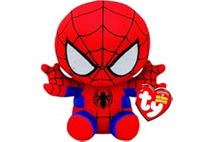 Ty Spiderman Plush, Red/blue, Regular