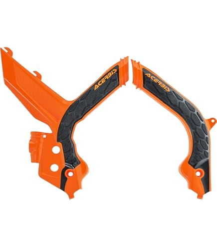 Amazon.com: Acerbis X-Grip Frame Guards 16 KTM Orange/Black