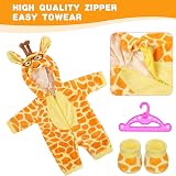 Aolso 14-18 Inch Baby Doll Clothes Hooded Jumpsuit with Coat Hanger view 5