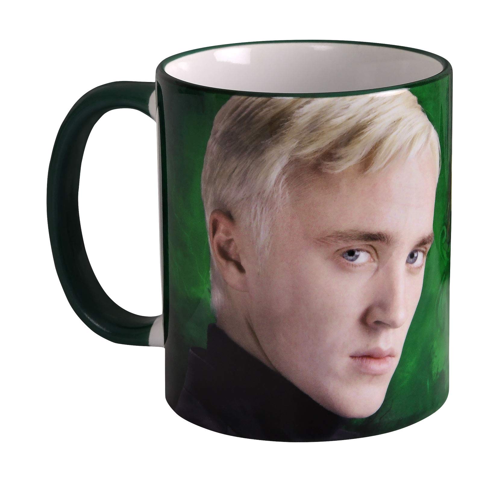 Elbenwald Harry Potter Cup Draco Malfoy Portrait Round Team Ceramic 320ml Green