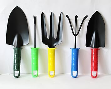 Tied Ribbons Gardening Tool Kit (Multicolour, Pack of 5)