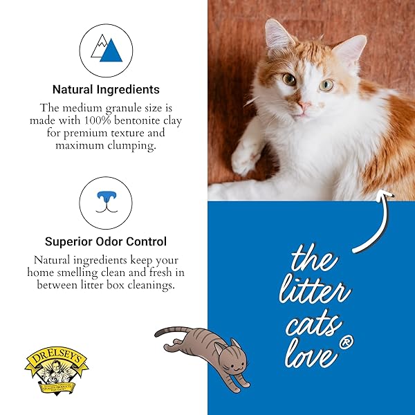 DR. ELSEY’S ULTRA UNSCENTED CLUMPING CLAY CAT LITTER 18 LB BAG