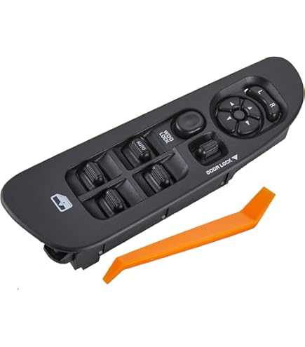 68171680AA Window Switch Bezel Driver Passenger Black Fit For Dodge Ram 1500 Truck 2002-2008 2500 3500 03-09 Dakota 01-04 Durango 01-03 Sprinter 05-09 56007695AC