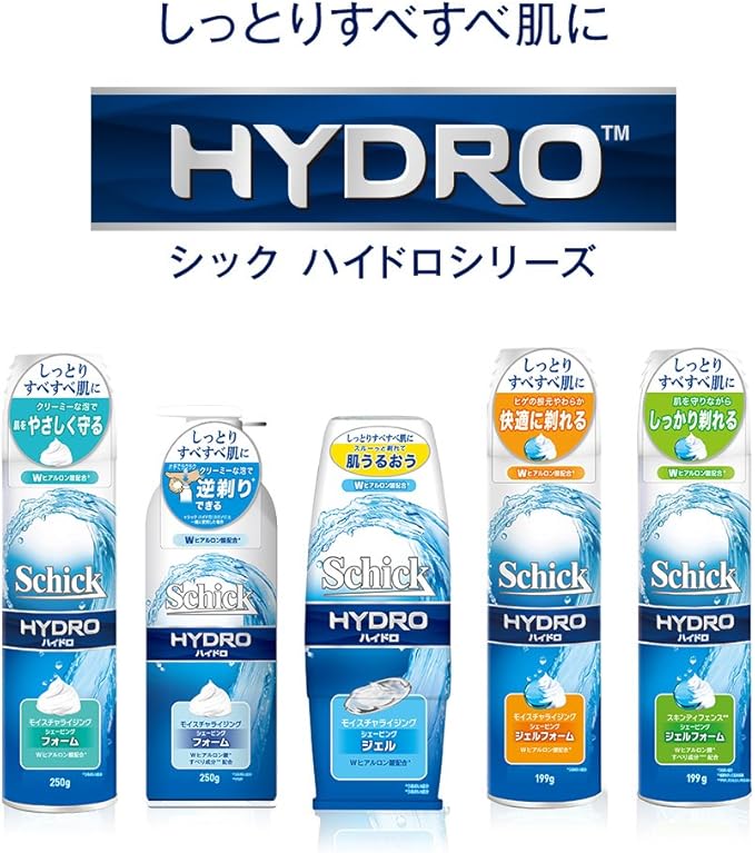 Amazon Co Jp シック Schick ハイドロ シェービングジェルフォーム 199g ビューティー