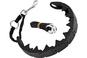 RAMPRO Ram-Pro Dog Training Collar Small Pinch Collar for Dogs Triple Crown Pro Training Collar Large Gentle Effective Control in a No Barking Control Dog Collar for All Breeds