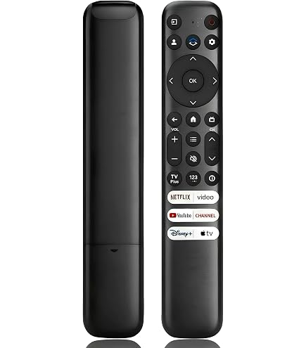 RC833 GUB2 Remote Control For TCL Mini LED LCD TVs - Fits 65C845, 55C845, 75C845, 65C745