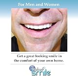 Instant Smile Comfort Fit Flex Cosmetic Upper Teeth Bright White Veneer view 6