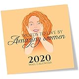2020 Wall Calendar - Famous Quotes by Amazing Women, Powerful Inspirational Sayings, Large 12 x 12 Inch Calendar with Full Color Illustrations