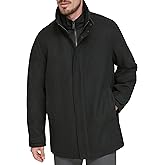 DOCKERS Men's Wool Melton Two Pocket Full Length Duffle Coat