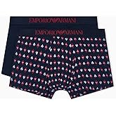 Emporio Armani Men's Classic Logo Band 2 Pack Trunk