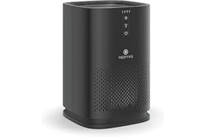 MEDIFY AIR Medify MA-14 Air Purifier with True HEPA H13 Filter | 428 ft² per Hour for Smoke, Odors, Pollen, Pets | 99.9% Removal to 0.1 Microns | Black, 1-Pack