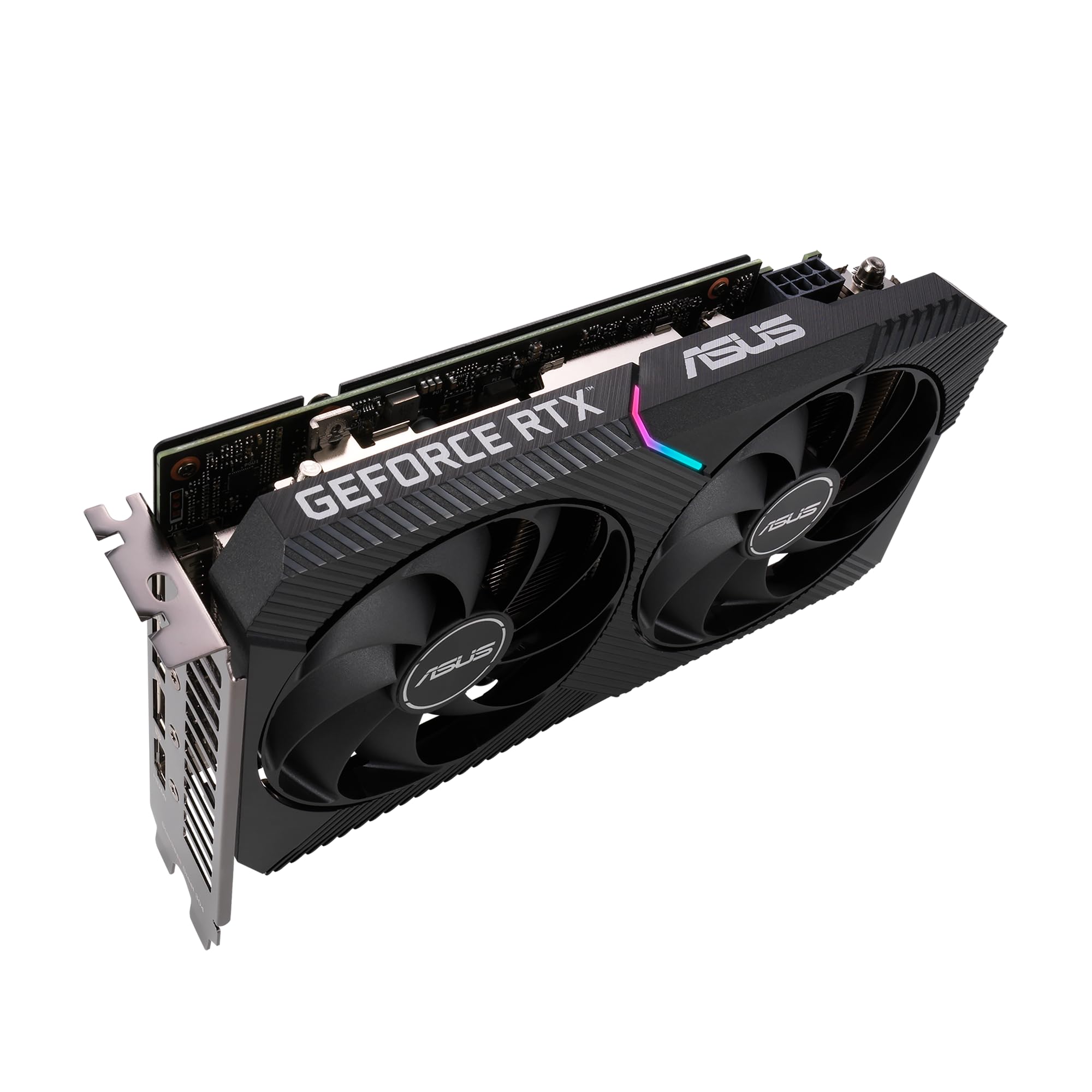 Asus Geforce Rtx 3060 12G Dual V2 Oc Gaming Graphics Card - 1867Mhz Boost Clock, Gddr6, Pcie Gen 4, Dlss 2, 1X Dp V1.4A, 1 X Hdmi 2.1, 1 X Dvi-D (Supports 4K) - View 9