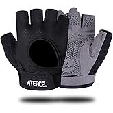 ATERCEL Weight Lifting Gloves Full Palm Protection, Workout Gloves for Gym, Cycling, Exercise, Breathable, Super Lightweight for Mens and Women