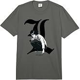Death Note Old English L Anime Comfort Colors Adult Heavyweight T-Shirt