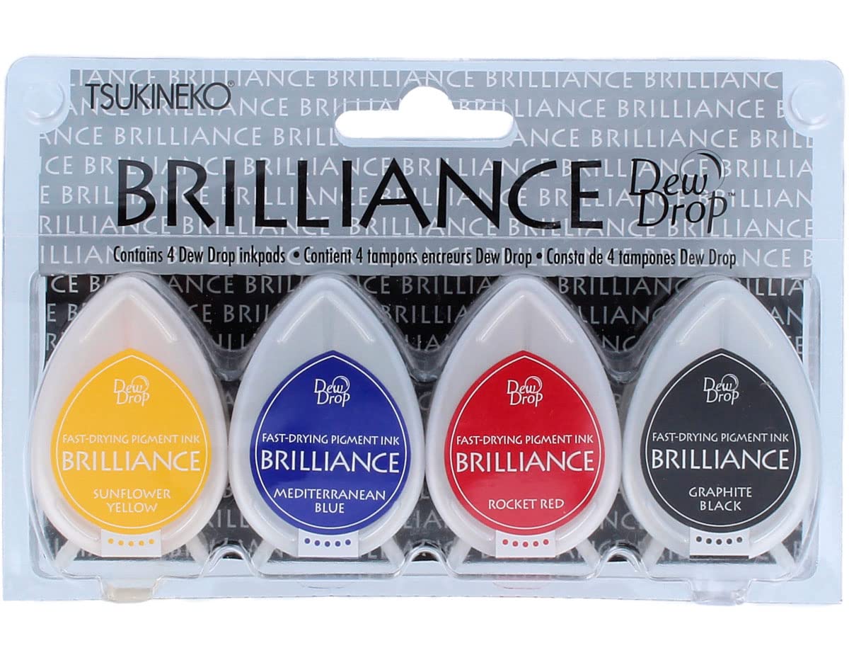 Tsukineko "Basics" Brilliance Inkpad Set