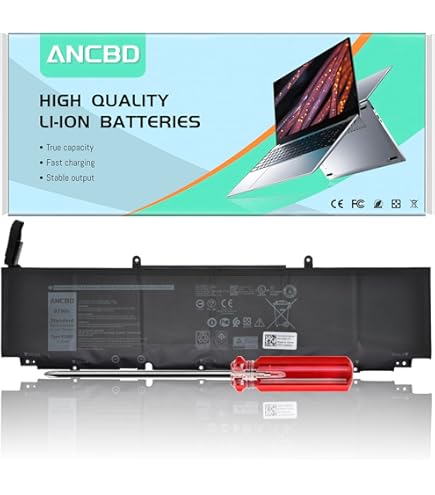 thumbnail image 2 of Dell Battery Replacement Dell Xps 17 (9730 RHKRKQN XG4K6 Laptop Battery Replacement For Dell XPS 17 9700 9710 9720 9730 Dell Xps 17 9730 Dell Latitude 5400 2 of 11