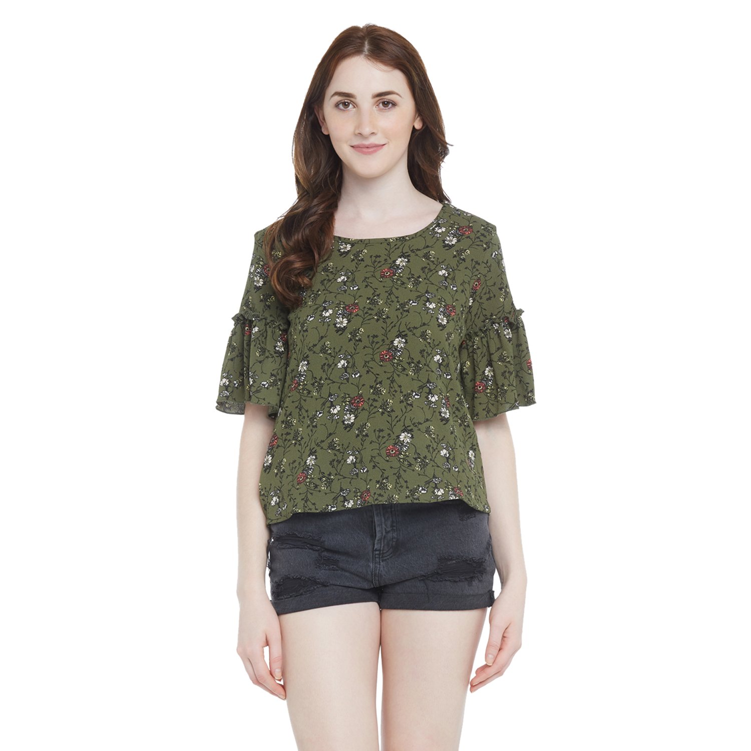 honey by pantaloons women's flared top