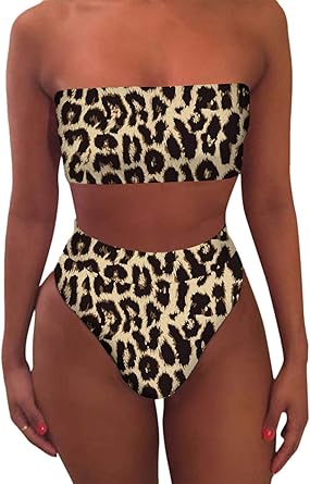 maillot de bain bustier 2 pièces