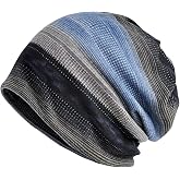 AROILIZEBO Chemo Headwear for Women Soft Cotton Slouchy Beanie Hat Scarf for Cancer Care