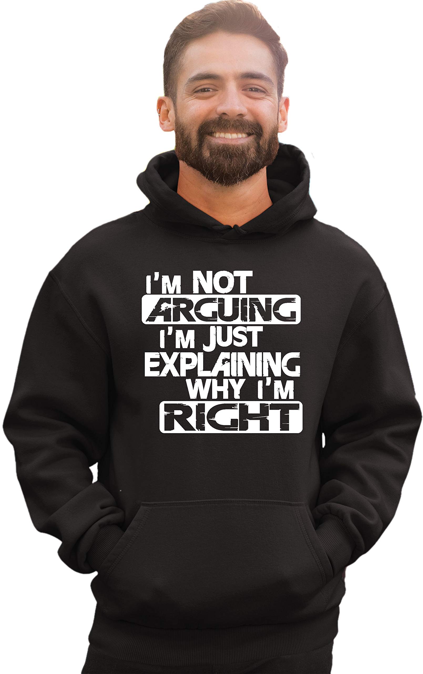 Go All Out 4X-Large Black Mens I'm Not Arguing I'm