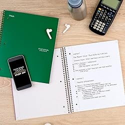 Five Star Spiral Notebook + Study App, 5