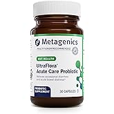 Metagenics UltraFlora Acute Care – Probiotic Supplement for Rapid Relief of Acute Bowel Distress, Bloating & Gas – Supports Healthy Gut Flora & Digestive Comfort – Non-GMO – 30 Capsules*