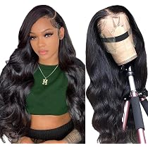 Amazon.com : Douyin Body Wave Lace Front Wigs Human Hair Pre ...