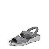 LifeStride Women's Cheerful Sandal Graphite 9.5 M