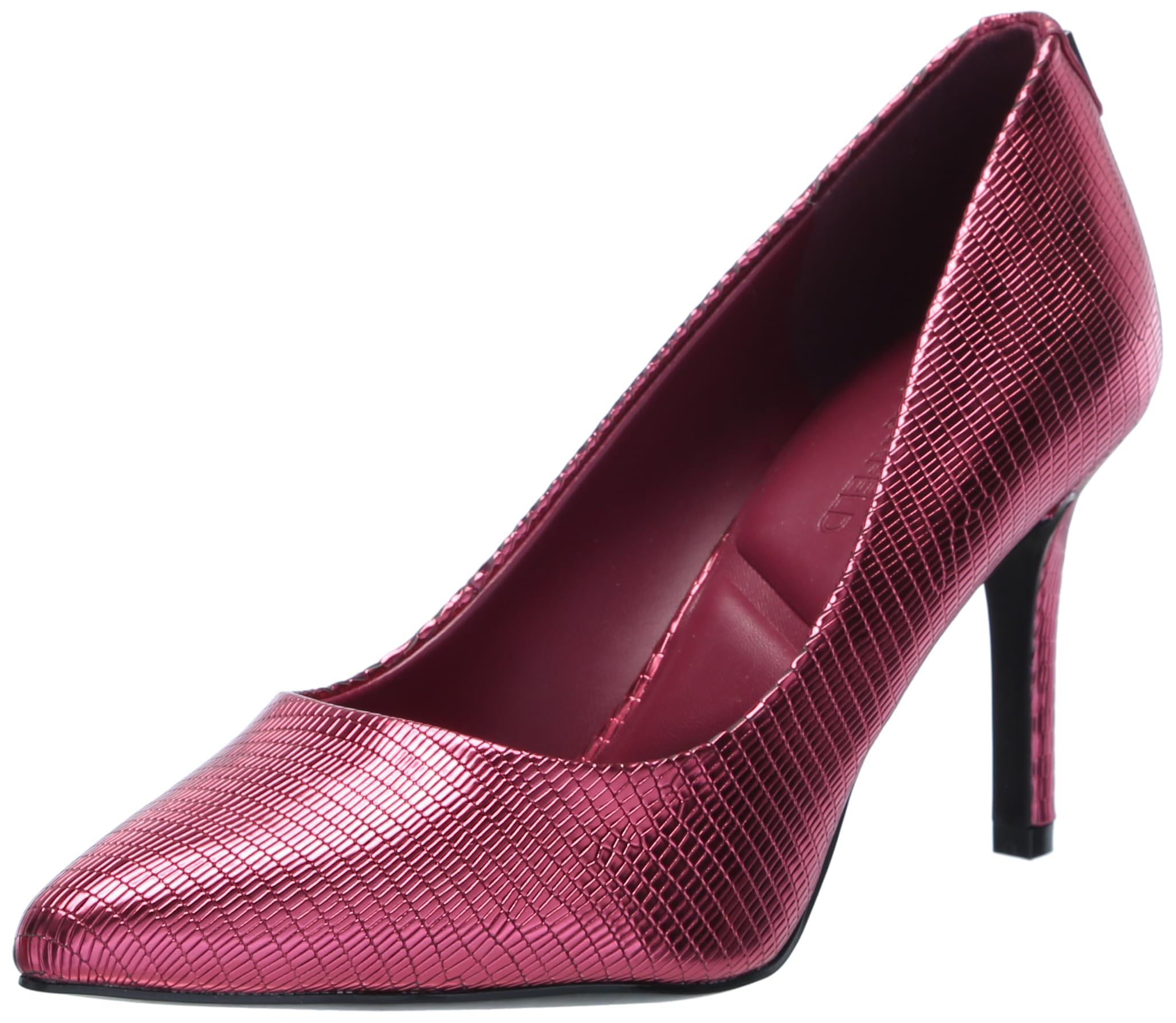 Karl Lagerfeld Paris Women’s Royale Dress Pump, Red Plum, 11