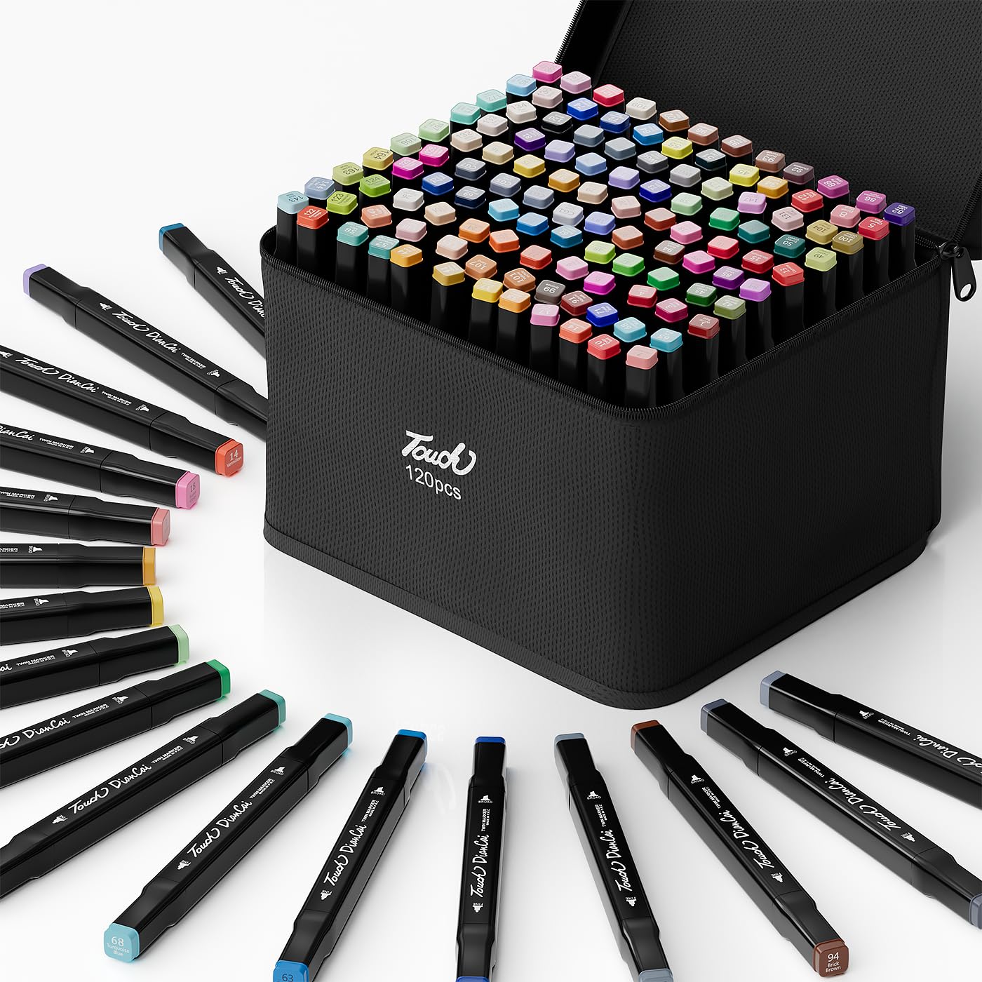 DTXDTech 120 Colors Alcohol Markers,Dual Tip Art