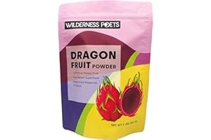 Wilderness Poets Freeze Dried Dragon Fruit Powder - Pink Pitahaya (32 Ounce)