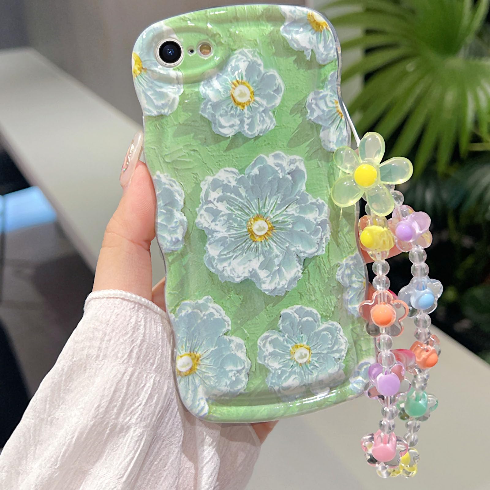 for iPhone 6 iPhone 6s Curly Wavy Case, Cute