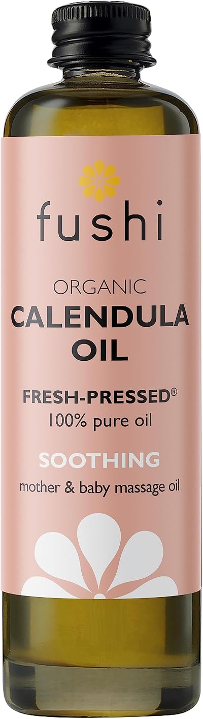 Fushi Calendula Oil 100ml Organic Fresh British Calendula Triple Infused