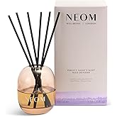 NEOM Perfect Night's Sleep Reed Diffuser, Lavender &amp; Chamomile, 100ml | Calming patchouli blend; up to 12 weeks fragrance; refillable glass vessel; 100% natural