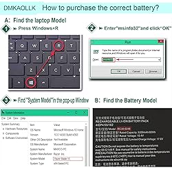 DMKAOLLK 80Wh RC30-0248 Battery Replacement for