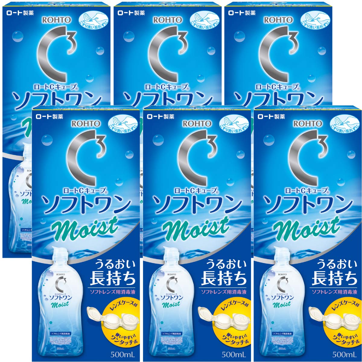 ロートCキューブ Cキューブ ソフトワンモイストa 500ml×6本商品画像