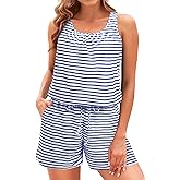 Tempt Me Romper One Piece Swimsuits with Short - Women Boyleg with Pockets Modest Bathing Suit 2025 Swimwear