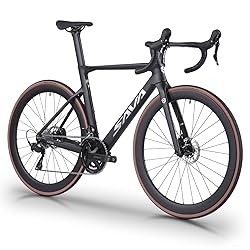 SAVADECK Carbon Fibre Road Bike, Hydraulic Oil Disc