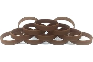 1 Dozen Multi-Pack Blank Wristbands Bracelets Silicone Rubber - Select from a Variety of Colors