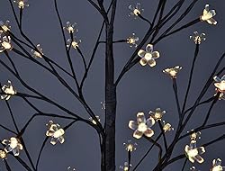 Lightshare Cherry Blossom Lighted Tree 5 Feet, RGB