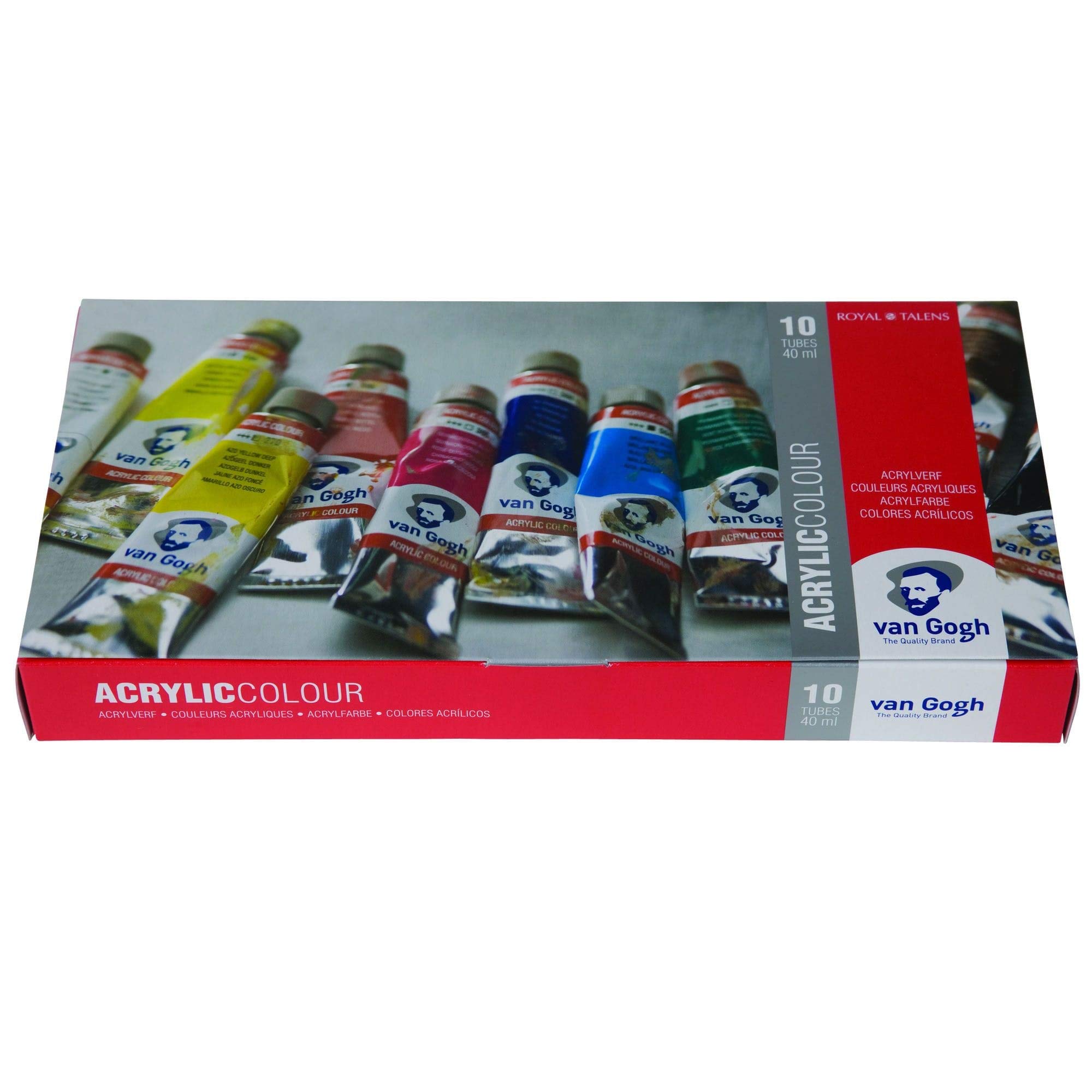 VAN GOGH ACRYLIC COLOUR STARTER PAINT SET - 10X40ml